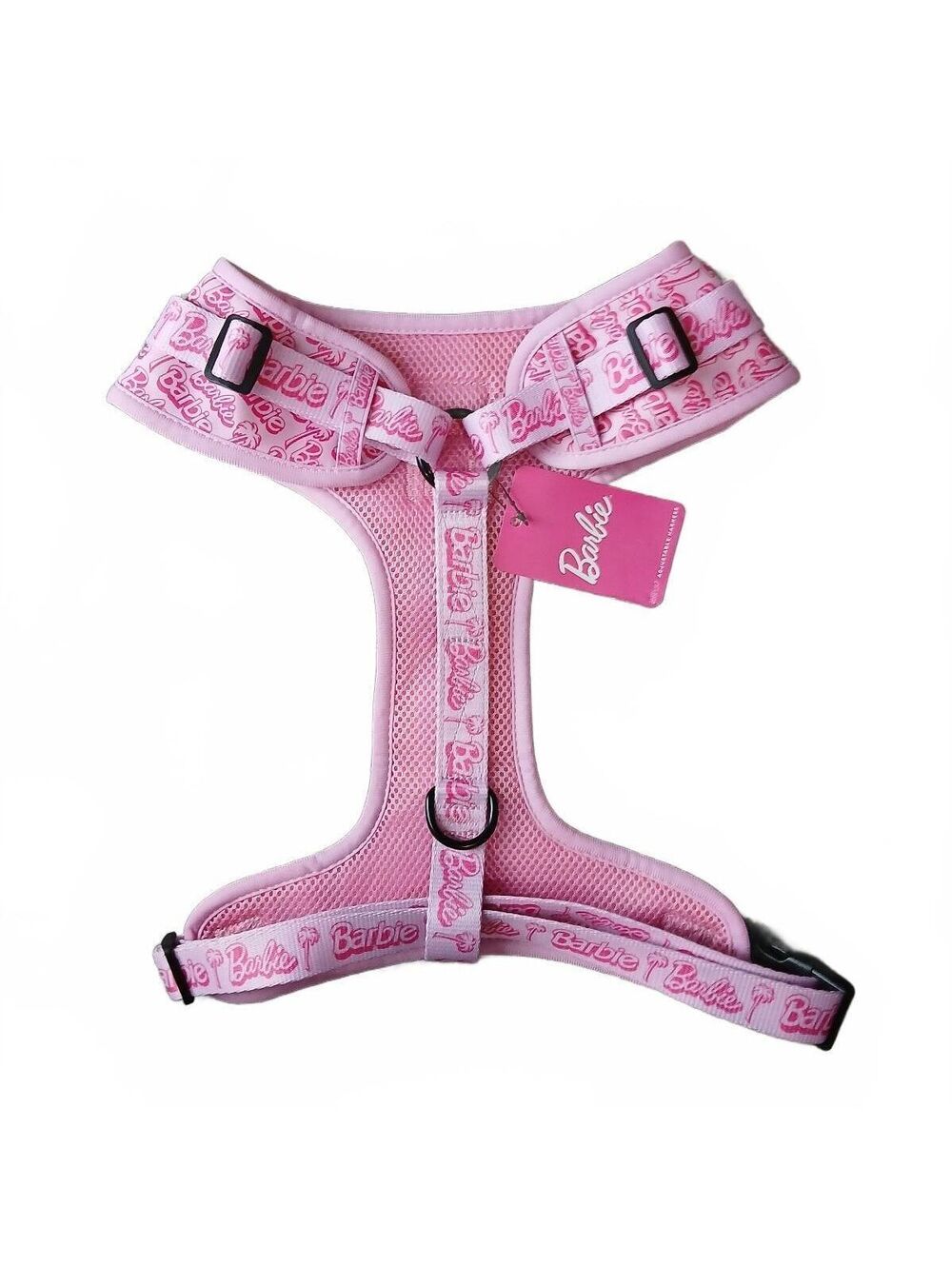 NWT Barbie x Sassy Woof XXL Adjustable Dog Harness Pink Pet Harness Barbiecore - Picture 2 of 7
